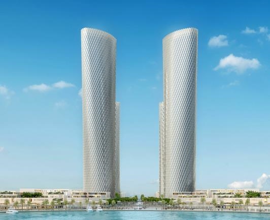 카타르 루사일 타워 조감도.