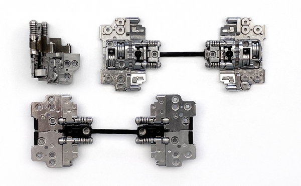 지난 4월27일 2만3500원까지 오른 후 잠시 하락세로 돌아선 KH바텍의 주가는 다시 반등해 지난 6월3일에는 2만1650원에 장을 마쳤다. 사진은 KH바텍의 주력 제품 폴더블 힌지(접이식 경첩). [사진 출처=KH바텍]