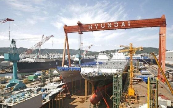 현대중공업은 한국조선해양으로부터 물적분할되어 2019년 설립됐다. 조선, 엔진기계, 해양플랜트 부문 등의 생산업을 주력으로 영위하고 있다. [사진출처=현대중공업]