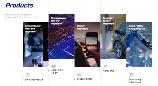 1995년 10월13일 설립된 인텍플러스는 반도체 검사 장비를 주력으로 납품하는 기업으로, 2019년 인텔의 단독 공급사로 선정되면서 시장점유율이 빠르게 상승했다. [사진출처=인텍플러스]