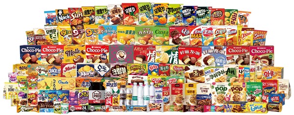 오리온은 2023년 3분기 연결기준 매출액 7663억원, 영업이익 1407억원을 기록했다고 14일 밝혔다. 전년 동기 대비 매출액은 3.4%, 영업이익은 15.6% 성장했다. 사진은 오리온 제품 이미지. [사진제공=오리온]