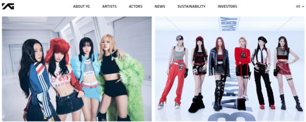 와이지엔터테인먼트는 1998년 2월 설립된 글로벌 엔터테인먼트 기업이다. 사진은 블랭핑크(왼쪽)와 베이비몬스터. [사진출처=와이지엔터테인먼트]