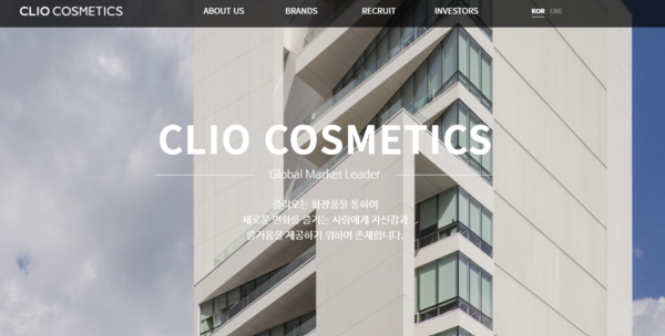 1997년 5월 설립된 클리오는 화장품 및 화장도구 수입과 수출, 화장품 화장도구의 판매 및 유통 사업 등을 영위한다. [사진출처=클리오]
