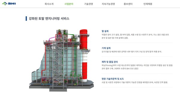 1998년도 설립된 비에이치아이는 발전용 설비를 설계, 생산하는 에너지인프라 장비 전문기업이다. [사진출처=비에이치아이]