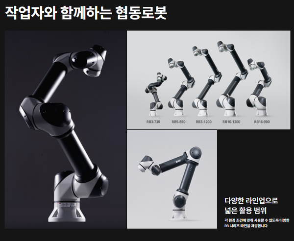 2011년 설립된 레인보우로보틱스는 협동로봇 사업을 영위하는 기업이다. 협동로봇은 안전장치가 내장된 직렬 로봇팔(manipulator)로 작업자와 함께 같은 공간에서 활용이 가능한 로봇이다. [사진출처=레인보우로보틱스]