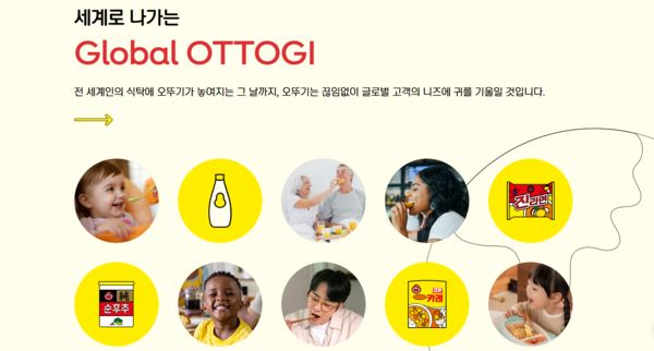 1969년 설립된 오뚜기는 건조식품, 양념소스, 유지, 면, 농수산 가공식품 등 다양한 종류의 식품을 국내·외 25개 사업장에서 제조 및 판매 하고 있다. 1994년 8월 코스피 시장에 상장됐다.