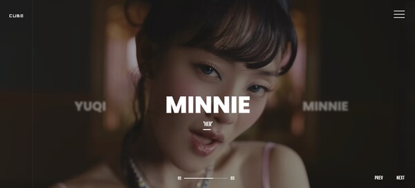 2006년 8월29일 설립된 큐브엔터는 음반기획 및 제작, 매니지먼트와 콘텐츠 제작을 주요 사업으로 영위하는 기업이다. 사진은 (여자)아이들 멤버인 민니. [사진출처=큐브엔터]